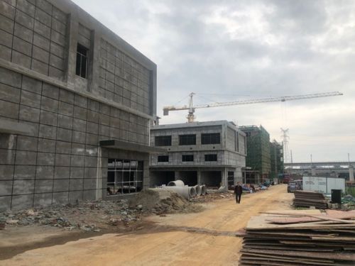 黃金商鋪預鑒財富，建工城陵磯國際汽車城工程進展喜人